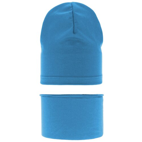 AGBO Boy&amp;#039;s spring/ autumn set: hat and tube scarf blue Hazel Slike