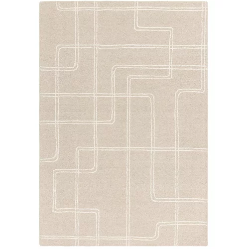 Asiatic Carpets Bež ručno rađen vuneni tepih 120x170 cm Ada –