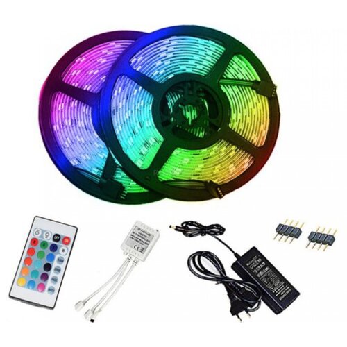 R2 LED RGB trak 5 metrski + daljinski upravljalnik Cene