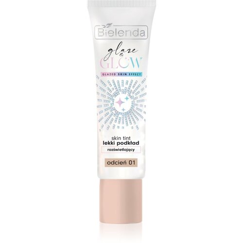 Bielenda GLAZE & GLOW lahki tekoči puder s posvetlitvenim učinkom odtenek 01 30 g Cene