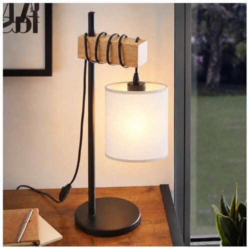 Brilagi Stona lampa NUBILA 1xE27/40W/230V braon/crna/bela Cene