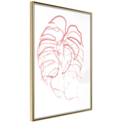  Poster - Red Leaf 20x30 Slike