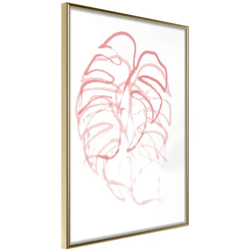  Poster - Red Leaf 20x30