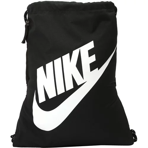 Nike Sportswear Vrećasti ruksak crna / bijela