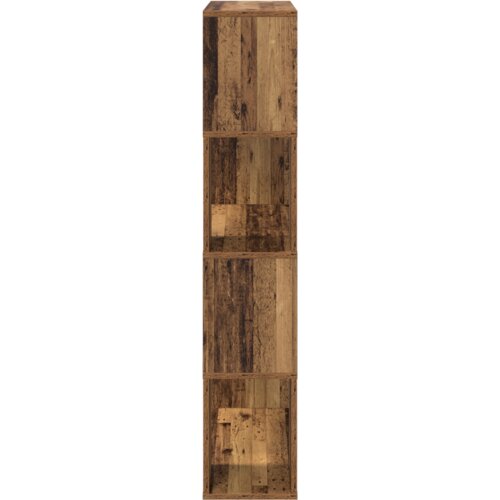 VidaXL Polica za knjige Staro drvo Konstruirano drvo 80 x 24 x 124 cm Slike