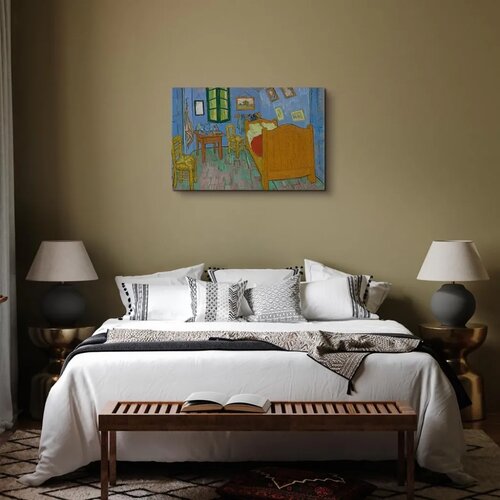  Slika - Vincent van Gogh &amp;ndash; Bedroom in Arles 30x20 Na talijanskom platnu Slike