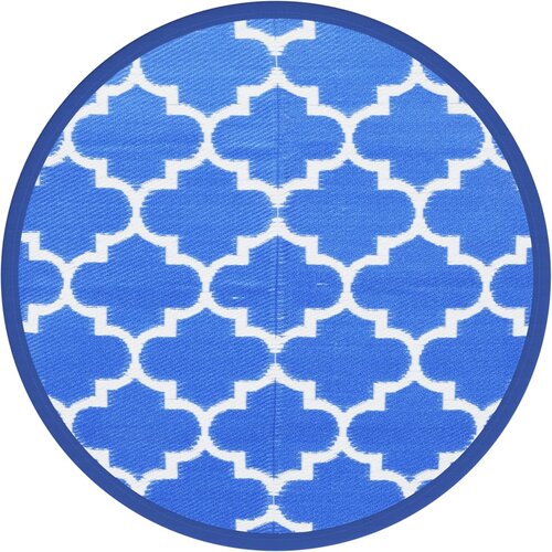 Maison Chic Zunanja Preproga, Rug Modra Ø200 cm PP, (22122465) Cene