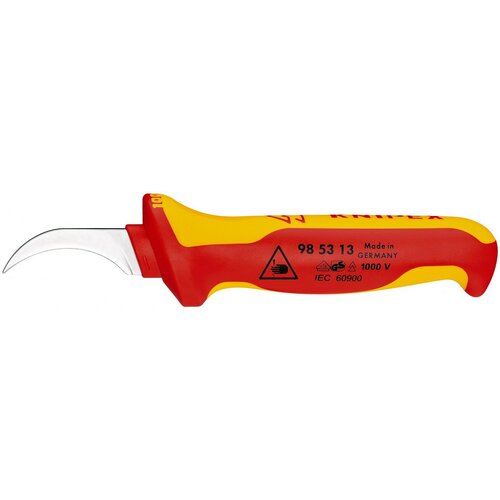 Knipex Nož za električare VDE izolovano 190 mm 98 53 13 crveni Slike