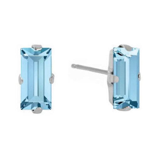 Ženske victoria cruz macedonia aquamarine mindjuŠe sa swarovski plavim kristalom ( a3661-10ht ) Slike