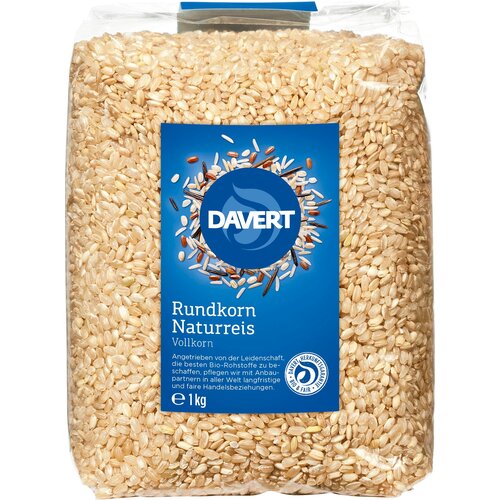 Davert Bio integralna okrugla riža - 1.000 g Slike
