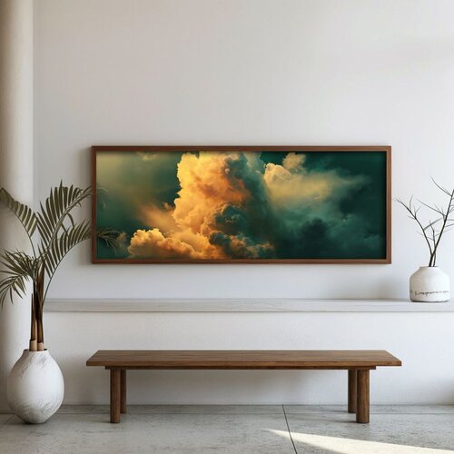WALLXPERT FAH104-120 Multicolor Decorative Framed MDF Painting Cene
