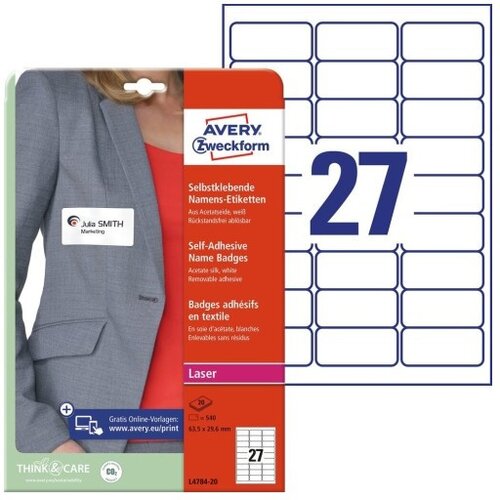 Zweckform Etikete l4784-20 za tekstil Cene