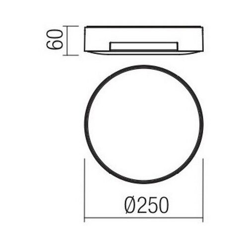  Redo 90006 - Spoljna plafonska LED svetiljka SKOR LED/16W/230V IP54 braon Slike