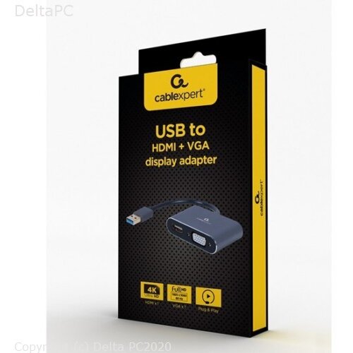  3.0 to HDMI + VGA adapter GEMBIRD A-3-HDMIVGA-01 Cijene