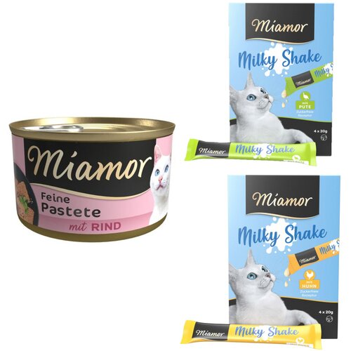  24x85g Miamor paštete + 4x20g Miamor Milky Shake puretina/piletina gratis! - Govedina Cijene