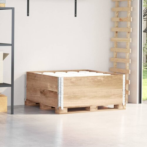 vidaXL Paletni okvirji 2 kosa 100x100 cm trdna borovina Cene