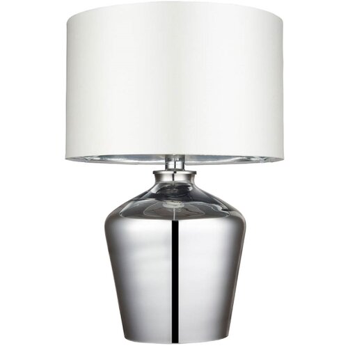 Endon 61198 - Stona lampa WALDORF 1xE27/10W/230V sjajni hrom/bela Slike