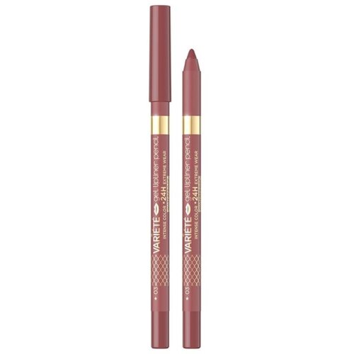 Eveline Cosmetics Vari&amp;eacute;t&amp;eacute; Gel Lipliner olovka za usne nijansa 07 Classic Red 1 kom Slike