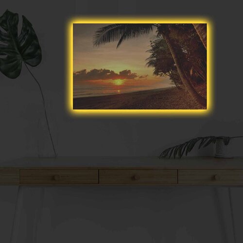 Wallity Slika sa LED osvetljenjem 4570DHDACT-086, 45x70 cm Cene