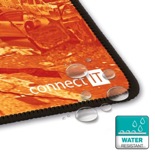 Connect IT CMP-1140-LG - Podloga za tastaturu i mi&amp;scaron; 88,6x24,5 cm narandžasta Slike
