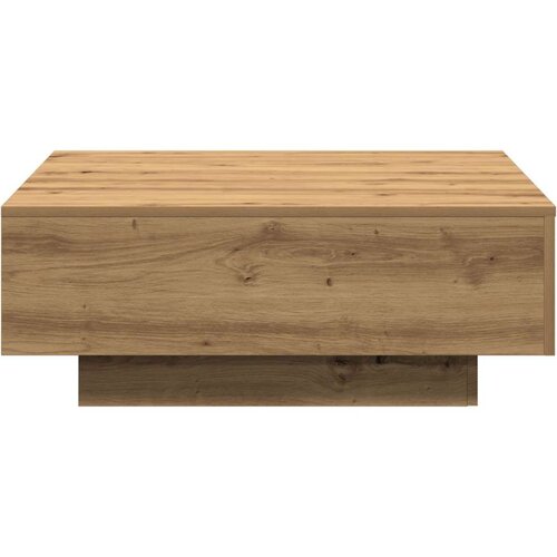 vidaXL Miza za kavico Artizanski hrast Trdi les 80 x 80 x 31 cm Cene