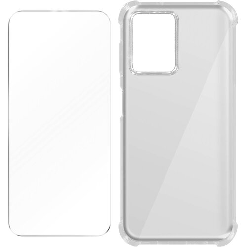 Avizar premium 360&deg; za&scaron;citni paket: mehko ohi&scaron;je iz kaljenega stekla, odporno na udarce - prozorno za xiaomi redmi note 12 pro in xiaomi poco X5 pro, (20651103) Cene