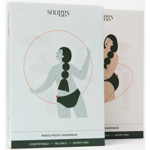 Snuggs Period Underwear Classic: Medium Flow menstrualne gaćice za srednju menstruaciju veličina L 1 kom