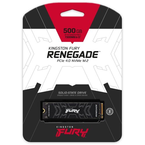 Kingston SSD 500GB NVMe M.2Fury Renegade, PCIe 4.0R/W : 7300/3900MB/s Cijene