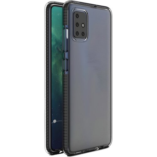  Futrola Spring clear TPU za Xiaomi Redmi Note 9/Redmi 10X 4G - Crna KP10547 Cene