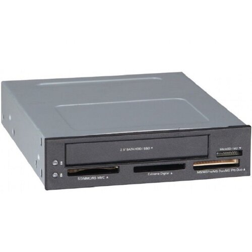 Gembird Card-reader FDI2-ALLIN1-03 Internal USB card reader/writer with SATA port, black Slike