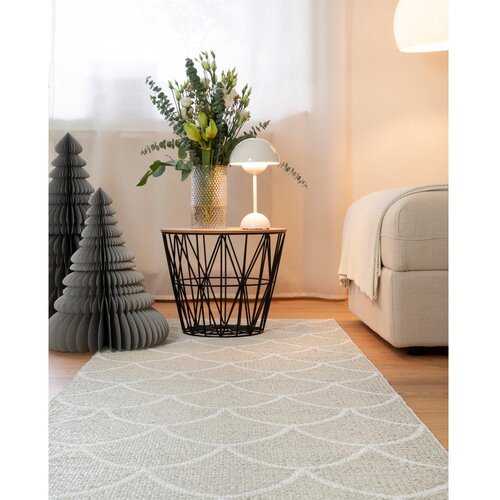 Pappelina Kremno bela notranja in zunanja preproga 70x50 cm Kotte Linen &amp;ndash; Slike