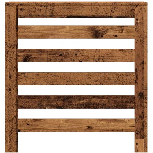 VidaXL Pokrov za radiator starinski les 78x20x82 cm inženirski les Slike