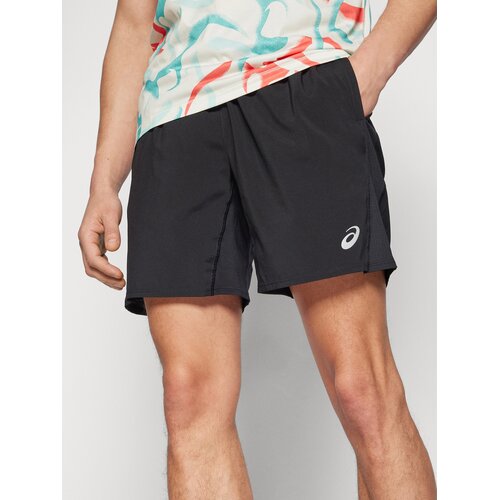 Asics &amp;Scaron;portne hlače črna Slike