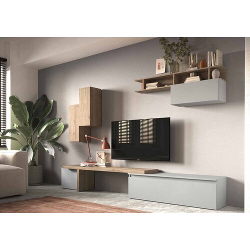 LC Mobili Elegantni TV ormari u hrastu i sivoj INFINITY 2.0 900033-KGE Slike
