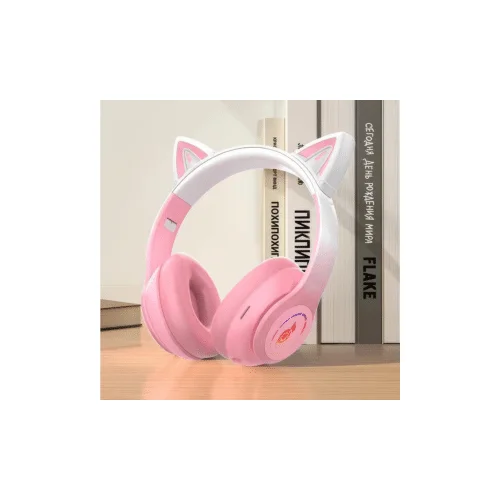  Slušalice za djecu bluetooth cat AS-WH15 pink