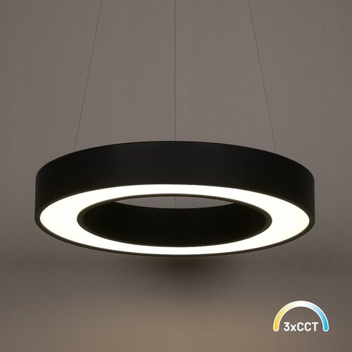  LED luster na sajli UNION LED/40W/230V 3000/4000/6500K prečnik 40 cm crna Slike