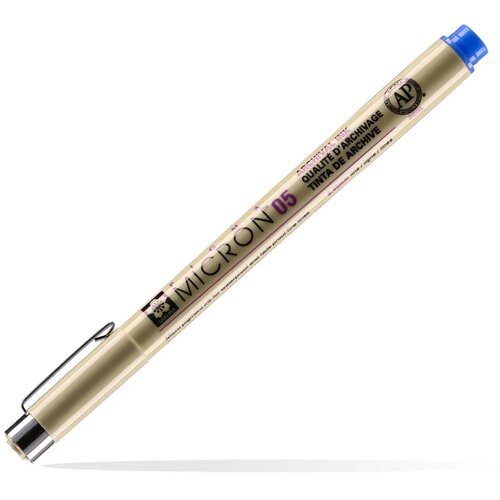 Royal Talens Pigma Micron 05, liner, blue, 0.45mm Cene