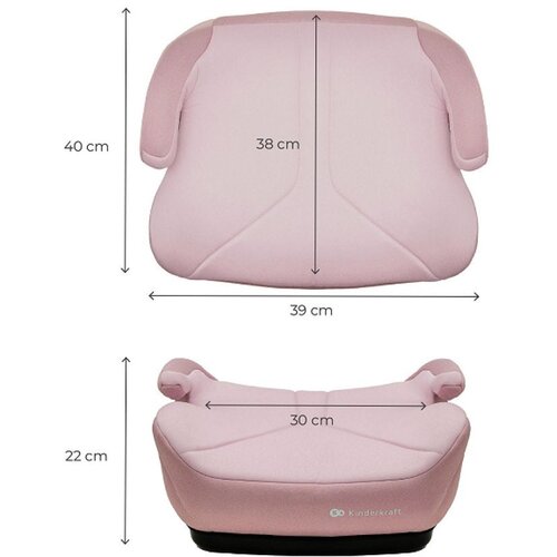 Kinderkraft Otro&amp;scaron;ki avtosedež jahač Kinderkraft I-BOOST 2 i-Size (125-150 cm), roza Slike