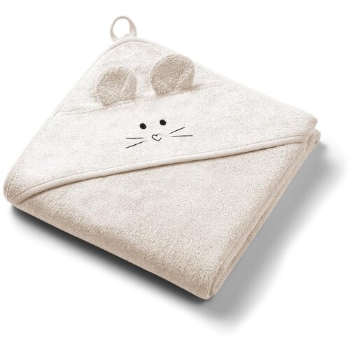 BabyOno Ručnik bambus 100x100 cm, with ears, svijetlo bež Cene