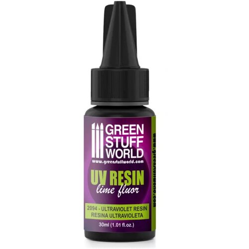 Green Stuff World uv resin 30ml - fluor lime Cene