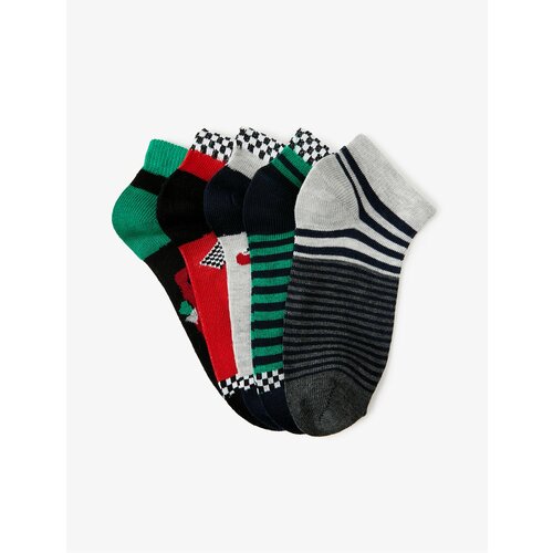 Koton 5-Piece Patterned Booties Socks Set Slike