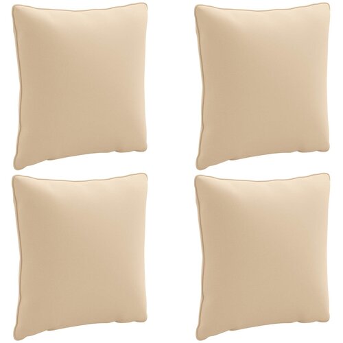  Jastučići za leđa (4 kom) PUTTEN 4 pcs 100% poliester Krem Cene