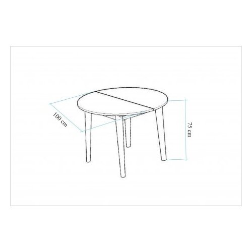 Hanah home vina 139 - walnut walnut extendable dining table Slike
