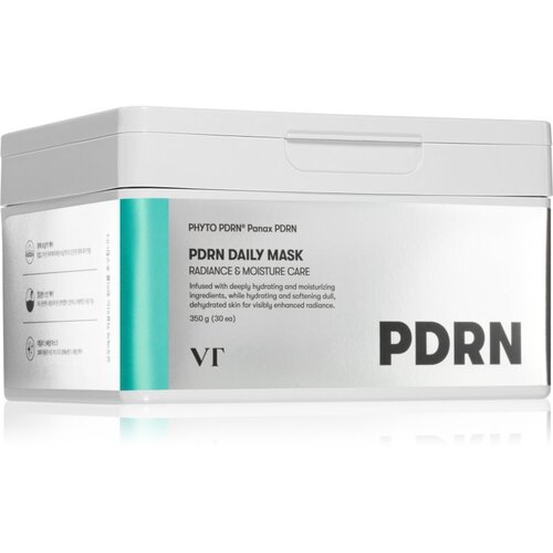 VT COSMETICS PDRN Daily Mask hidratantna sheet maska za sjaj i zaglađivanje kože lica veliko pakiranje 30 kom Slike