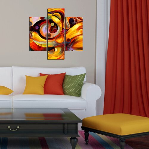 Wallity Set slika 3MDF-090, 3 Dela Cene