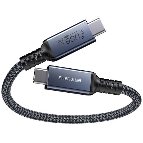  Shengwei USB4 kabl, Type-C, Thunderbolt 4/5, PD 240 W Slike