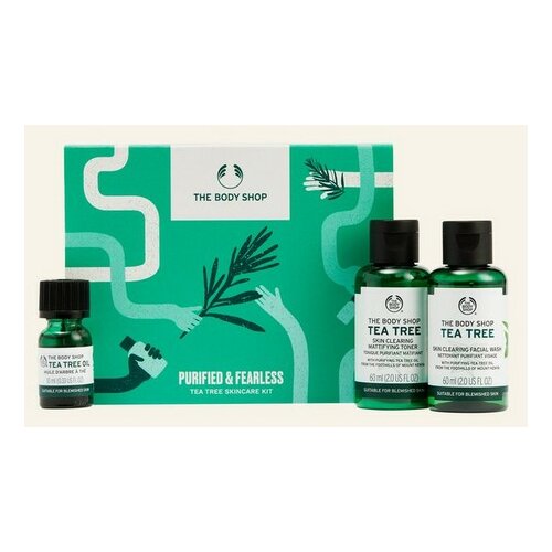 The Body Shop purified & Fearless Tea Tree Skincare Kit Slike
