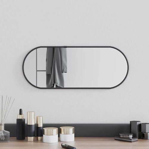  Zidno ogledalo crna 50x20 cm ovalno Cijene