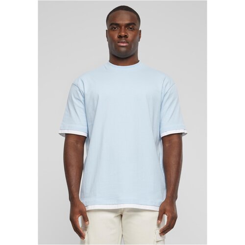 DEF Men's T-shirt Visible Layer - light blue/white Cene
