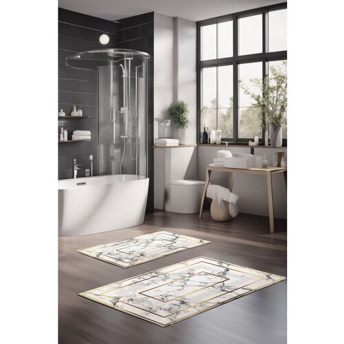  CT-5101 multicolor bathmat set (2 pieces) Cene